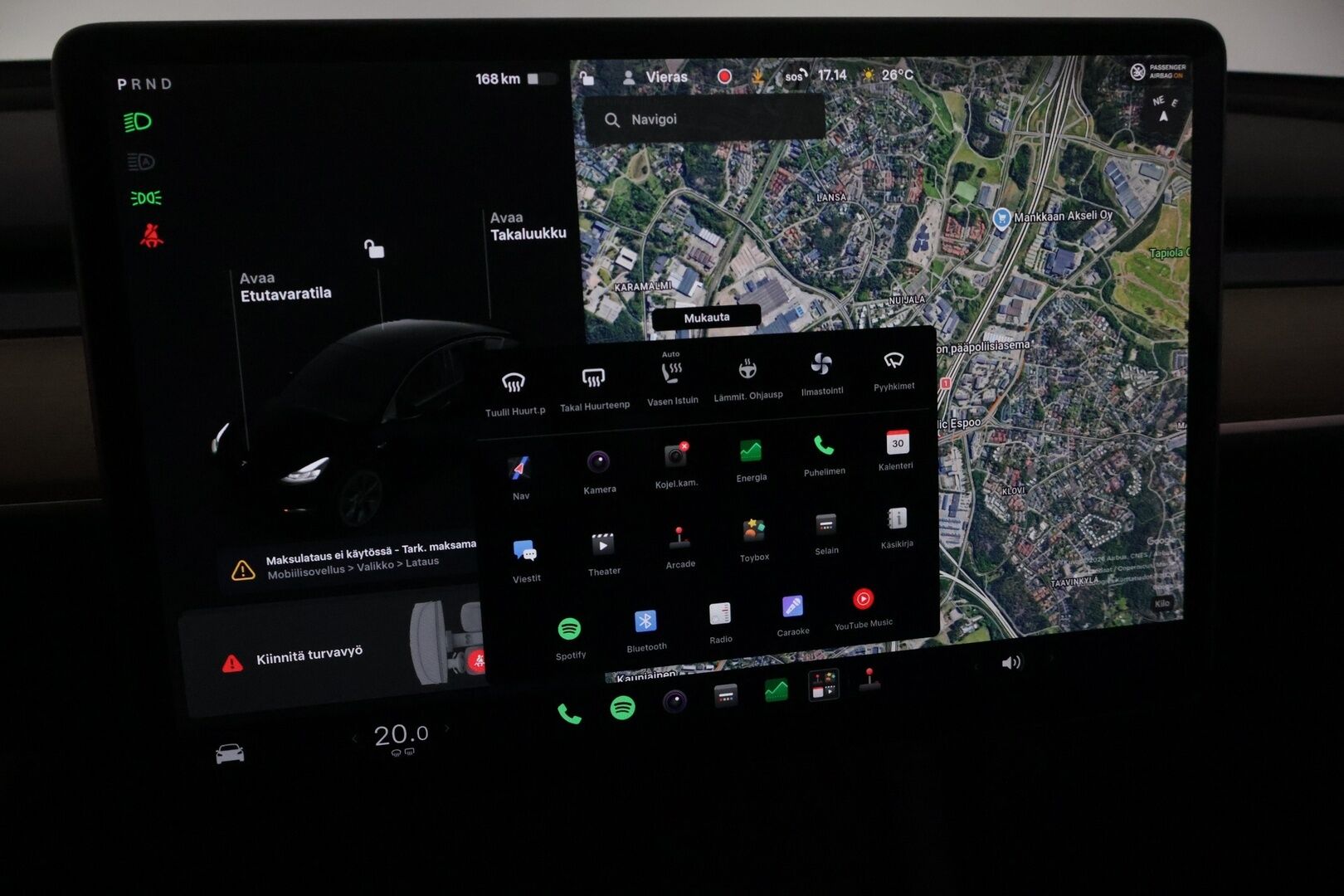 Tesla Model Y 2021 Long Range - Akku kuntotarkastettu | ILP | ACC | Lasikatto | Matrix-LED | P.Kamera | Muistipenkki | Premium Audio | Navi | Keyless