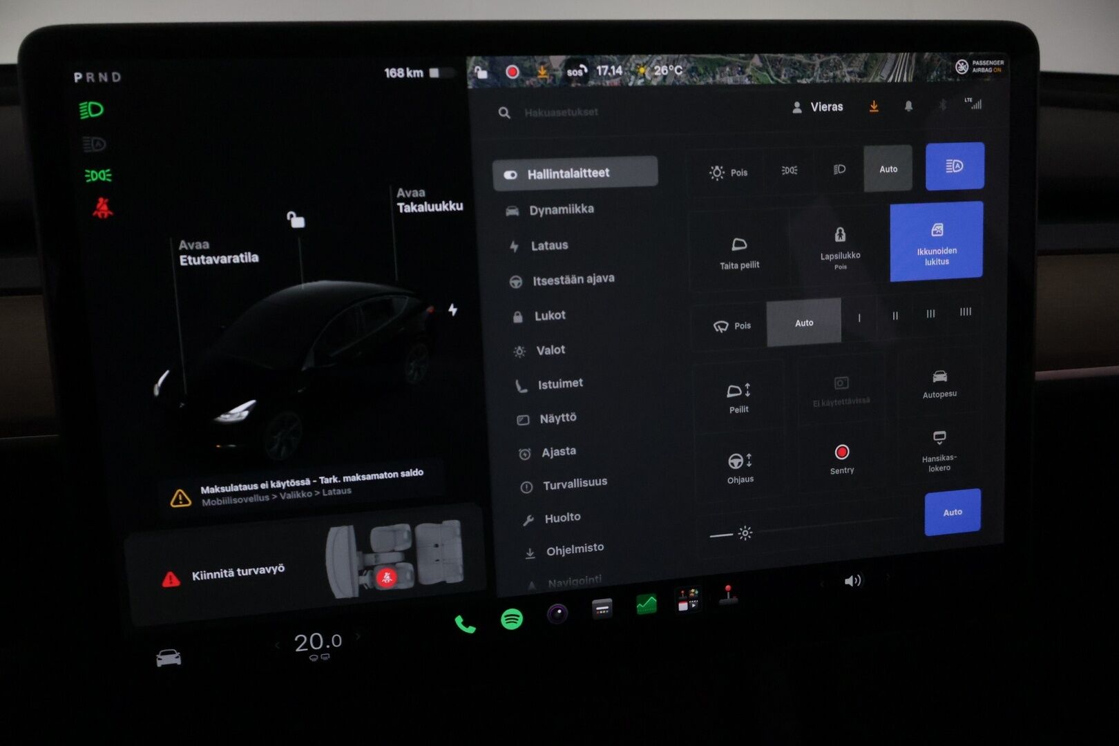 Tesla Model Y 2021 Long Range - Akku kuntotarkastettu | ILP | ACC | Lasikatto | Matrix-LED | P.Kamera | Muistipenkki | Premium Audio | Navi | Keyless