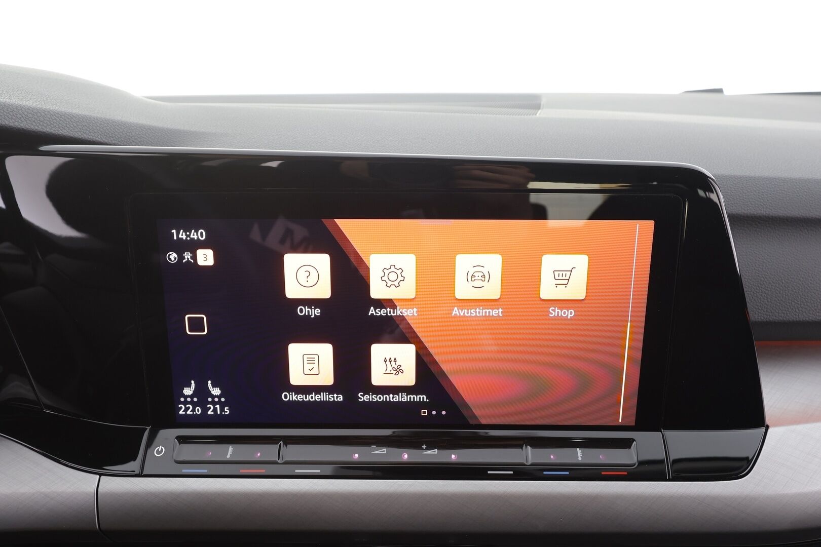 Volkswagen Golf 2022 1,0 eTSI 81 kW (MHEV) DSG-automaatti - | ACC | Webasto | Digimittaristo | Ambient | Lane assist | LED | Keyless | P.tutkat | Lämm. ratti | Merkkihuollot | 1-om suomiauto | 
