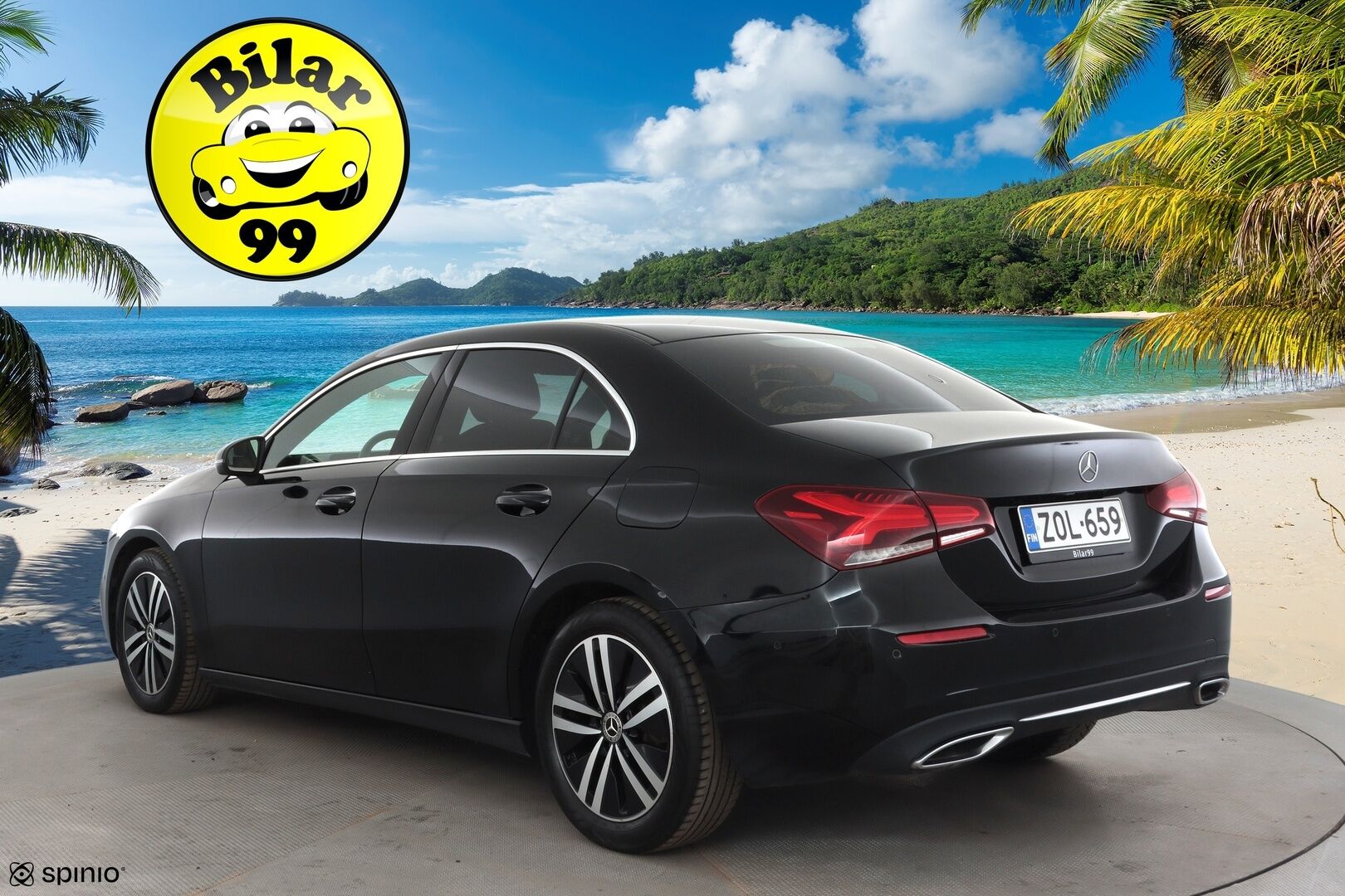 Mercedes-Benz A 2022 200 d 4MATIC A sedan Business * Vakkari / P.kamera / Multibeam / Webasto / Puolinahat * - 1.Om Suomi-auto / Kahdet renkaat aluvanteilla / Merkkihuollettu