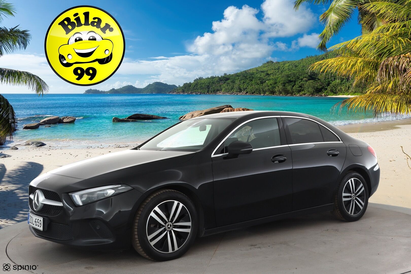 Mercedes-Benz A 2022 200 d 4MATIC A sedan Business * Vakkari / P.kamera / Multibeam / Webasto / Puolinahat * - 1.Om Suomi-auto / Kahdet renkaat aluvanteilla / Merkkihuollettu