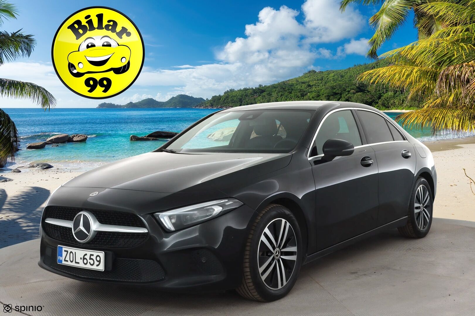 Mercedes-Benz A 2022 200 d 4MATIC A sedan Business * Vakkari / P.kamera / Multibeam / Webasto / Puolinahat * - 1.Om Suomi-auto / Kahdet renkaat aluvanteilla / Merkkihuollettu - HULLUT AVAJAISHULINAT KORKOTARJOUS 3,29 %