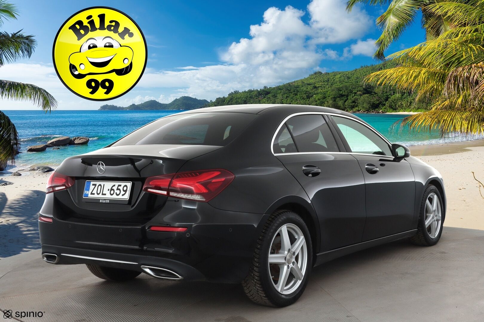 Mercedes-Benz A 2022 200 d 4MATIC A sedan Business * Vakkari / P.kamera / Multibeam / Webasto / Puolinahat * - 1.Om Suomi-auto / Kahdet renkaat aluvanteilla / Merkkihuollettu - HULLUT AVAJAISHULINAT KORKOTARJOUS 3,29 %