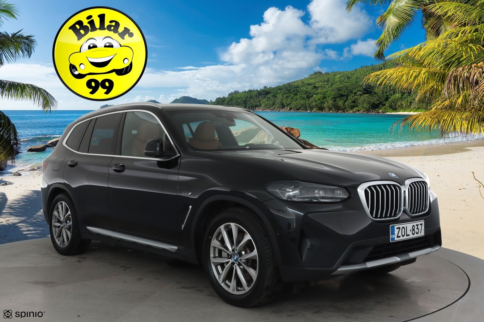 BMW X3 2022 G01 xDrive 30e A Charged Edition **Vakkari / Ruskeat nahat / P.kamera / Adapt.LED / Hifit / Koukku / Comfort Access** - 3,99 % KORKOTARJOUS TÄHÄN AUTOON - 1.Om Suomi-auto / Akku kuntotarkastettu / Kahdet renkaat aluvanteilla / Sporttipenkit / Digimittaristo / Navi 