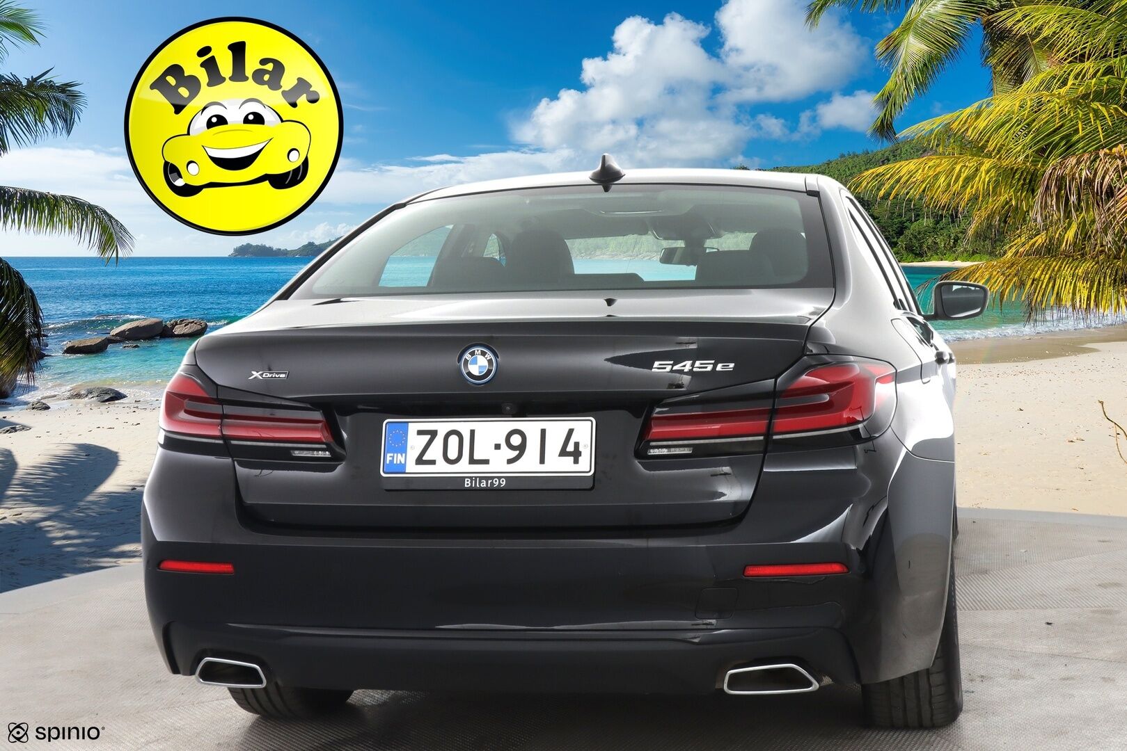 BMW 545 2022 G30 Sedan 545e xDrive A Charged Edition *Kattoluukku / Hifit / Nahkasisusta / P-kamera / Alv! - Vähän ajettu / Suomiauto / Kahdet vanteet / Merkkihuoltohistoria / Alv-vähennyskelpoinen!