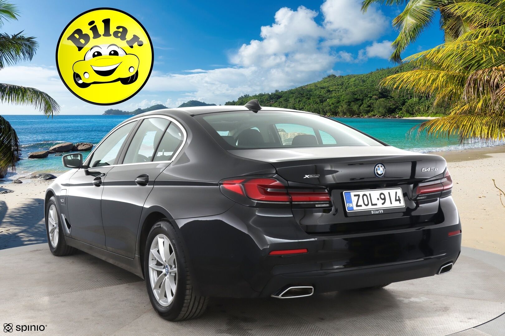 BMW 545 2022 G30 Sedan 545e xDrive A Charged Edition *Kattoluukku / Hifit / Nahkasisusta / P-kamera / Alv! - Vähän ajettu / Suomiauto / Kahdet vanteet / Merkkihuoltohistoria / Alv-vähennyskelpoinen!