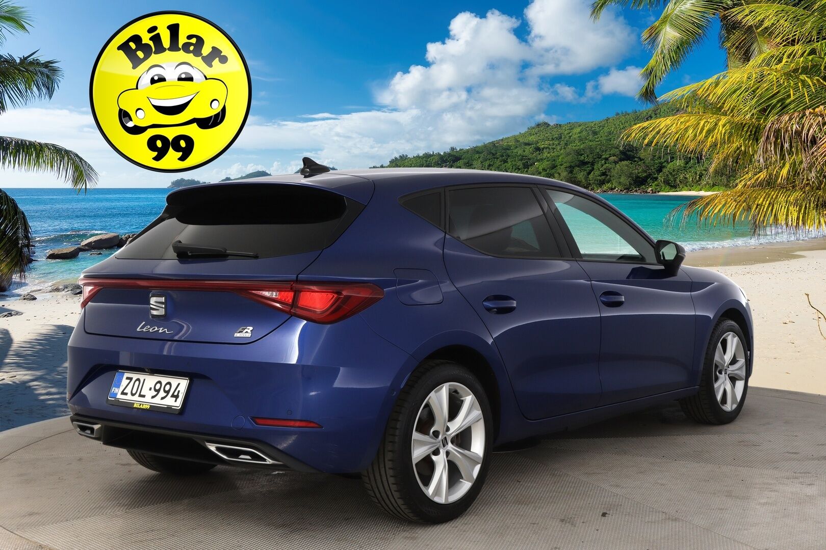 Seat Leon 2021 1,4 PHEV 204 eHybrid FR DSG **ACC / Navigointi / Sporttipenkit / Led-ajovalot / Peruutuskamera** - Juuri huollettu ja katsastettu / Kahdet hyvät renkaat aluvanteilla / Led-ajovalot
