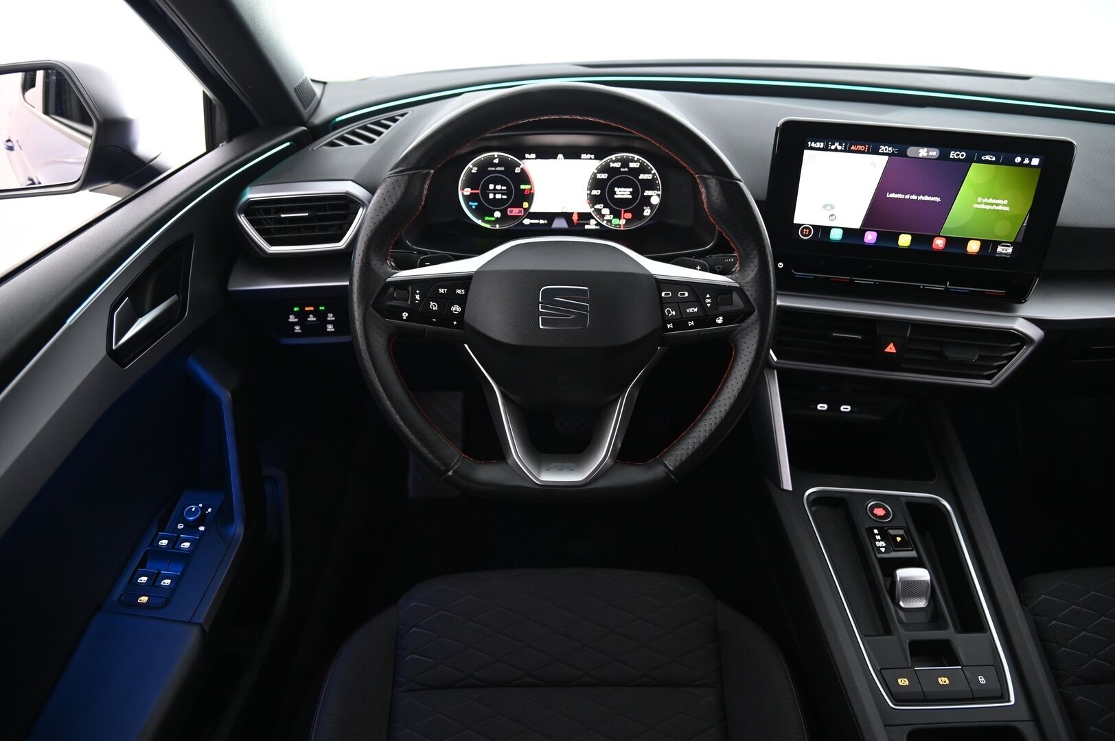 Seat Leon 2021 1,4 PHEV 204 eHybrid FR DSG **ACC / Navigointi / Sporttipenkit / Led-ajovalot / Peruutuskamera** - Juuri huollettu ja katsastettu / Kahdet hyvät renkaat aluvanteilla / Led-ajovalot