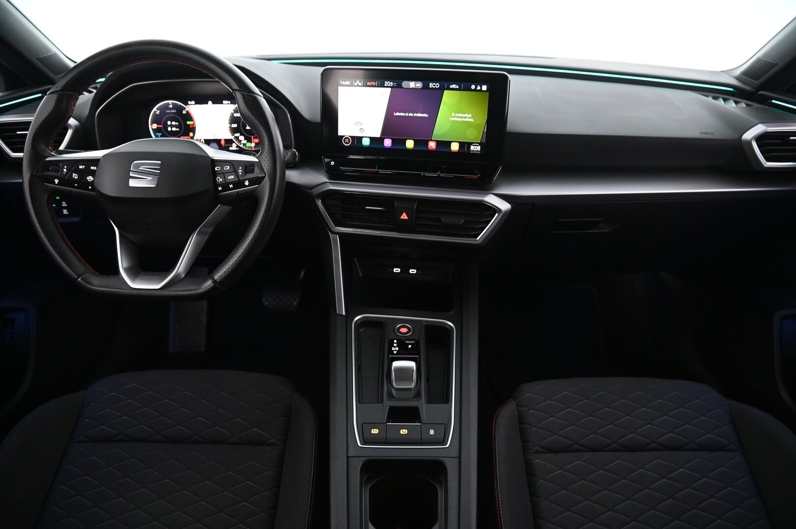 Seat Leon 2021 1,4 PHEV 204 eHybrid FR DSG **ACC / Navigointi / Sporttipenkit / Led-ajovalot / Peruutuskamera** - Juuri huollettu ja katsastettu / Kahdet hyvät renkaat aluvanteilla / Led-ajovalot