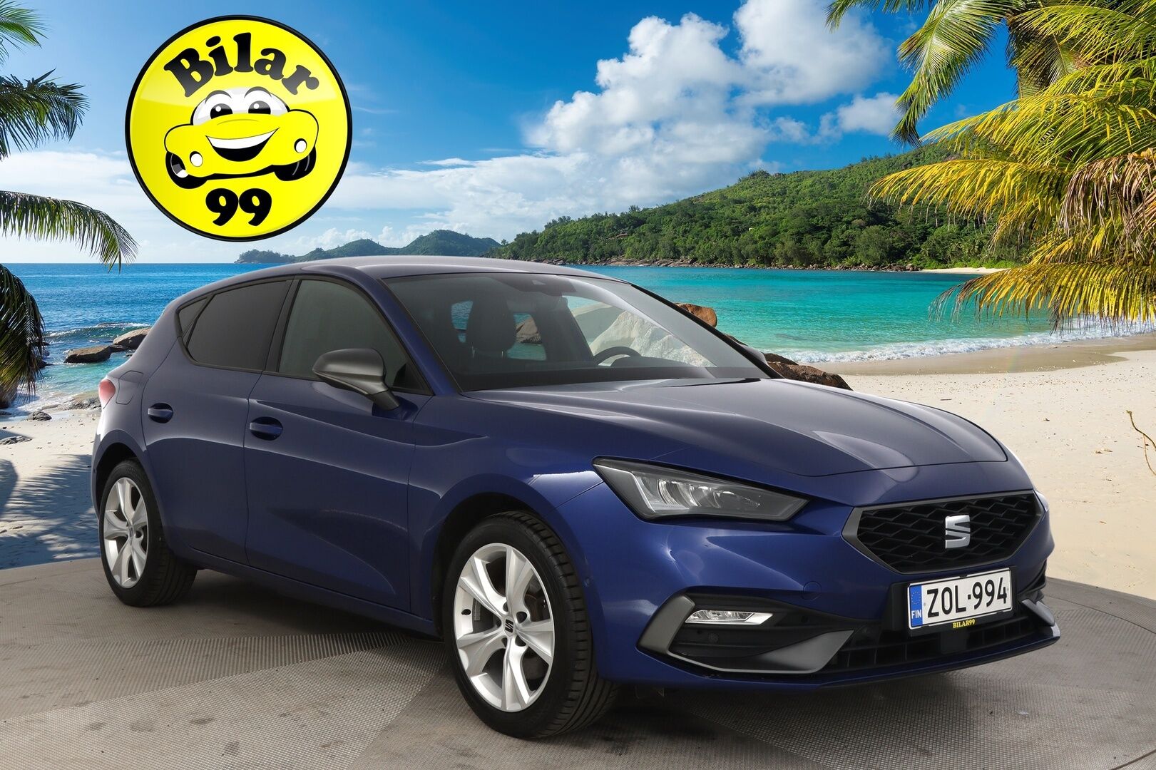 Seat Leon 2021 1,4 PHEV 204 eHybrid FR DSG **ACC / Navigointi / Sporttipenkit / Led-ajovalot / Peruutuskamera** - Juuri huollettu ja katsastettu / Kahdet hyvät renkaat aluvanteilla / Led-ajovalot