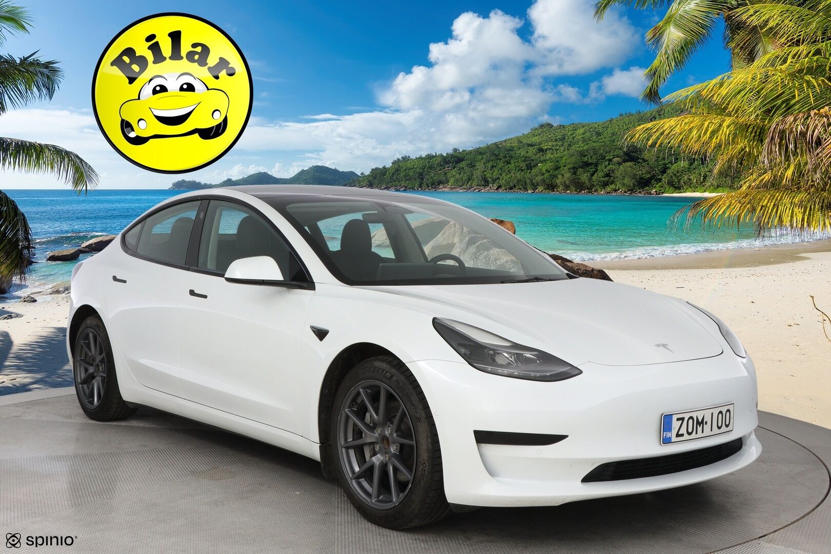 TESLA MODEL 3 2021 Standard Range Plus - Vetokoukku | ACC | Premium Audio | Muistipenkki | Matrix LED | Peruutuskamera | Nahkasisusta | Lasikatto | SOH 93% | 2x Renkaat!