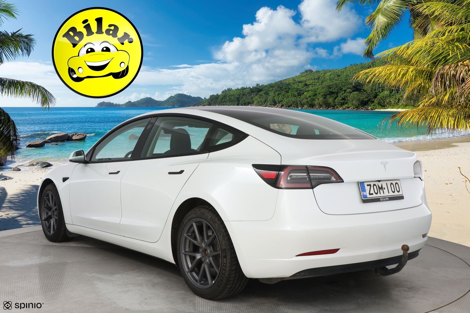 TESLA MODEL 3 2021 Standard Range Plus - Vetokoukku | ACC | Premium Audio | Muistipenkki | Matrix LED | Peruutuskamera | Nahkasisusta | Lasikatto | SOH 93% | 2x Renkaat!