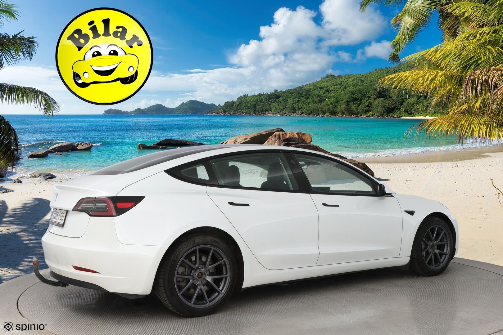 TESLA MODEL 3 2021 Standard Range Plus - Vetokoukku | ACC | Premium Audio | Muistipenkki | Matrix LED | Peruutuskamera | Nahkasisusta | Lasikatto | SOH 93% | 2x Renkaat!