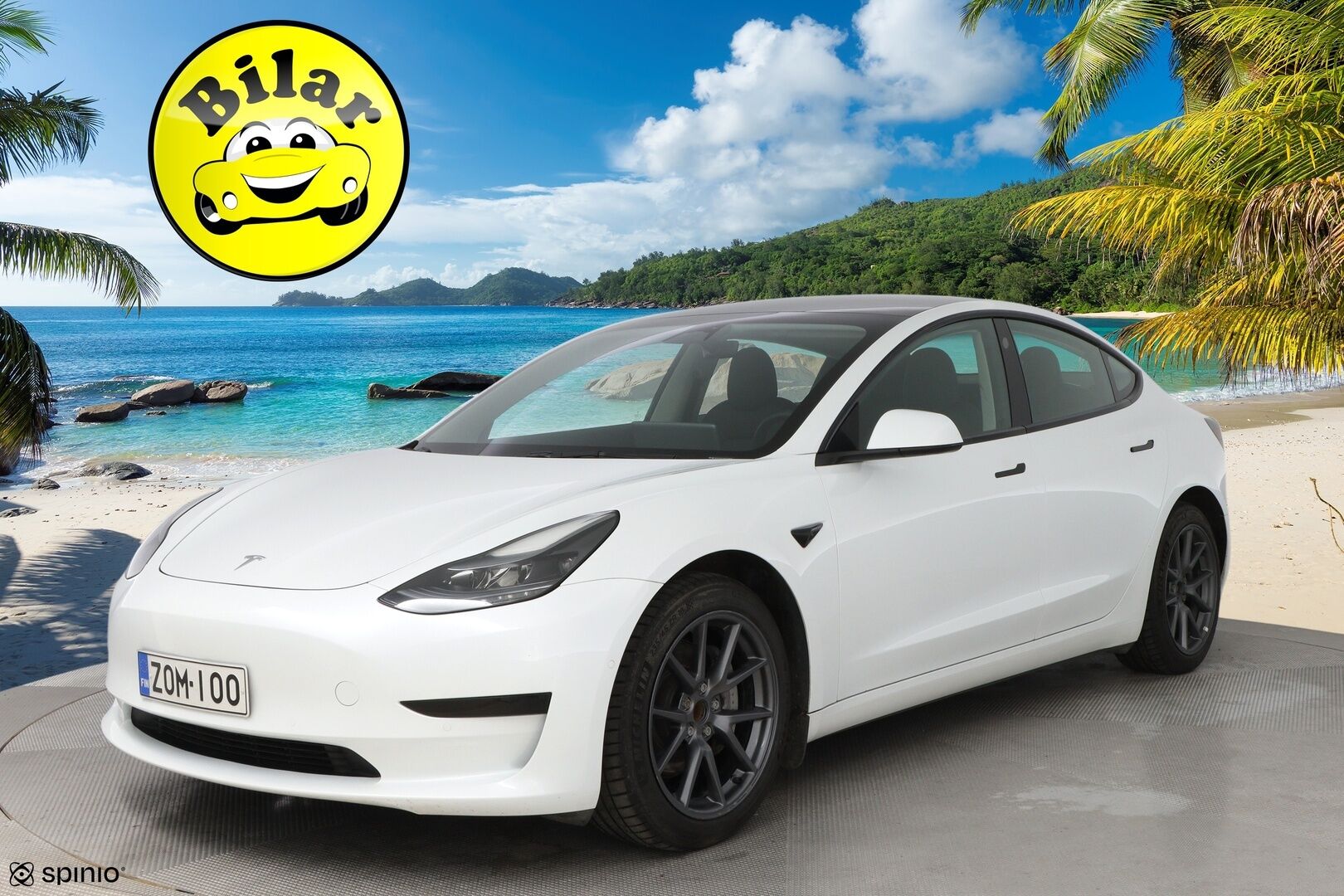 TESLA MODEL 3 2021 Standard Range Plus - Vetokoukku | ACC | Premium Audio | Muistipenkki | Matrix LED | Peruutuskamera | Nahkasisusta | Lasikatto | SOH 93% | 2x Renkaat!