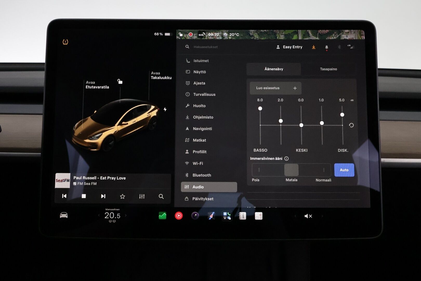 TESLA MODEL 3 2021 Standard Range Plus - Vetokoukku | ACC | Premium Audio | Muistipenkki | Matrix LED | Peruutuskamera | Nahkasisusta | Lasikatto | SOH 93% | 2x Renkaat!
