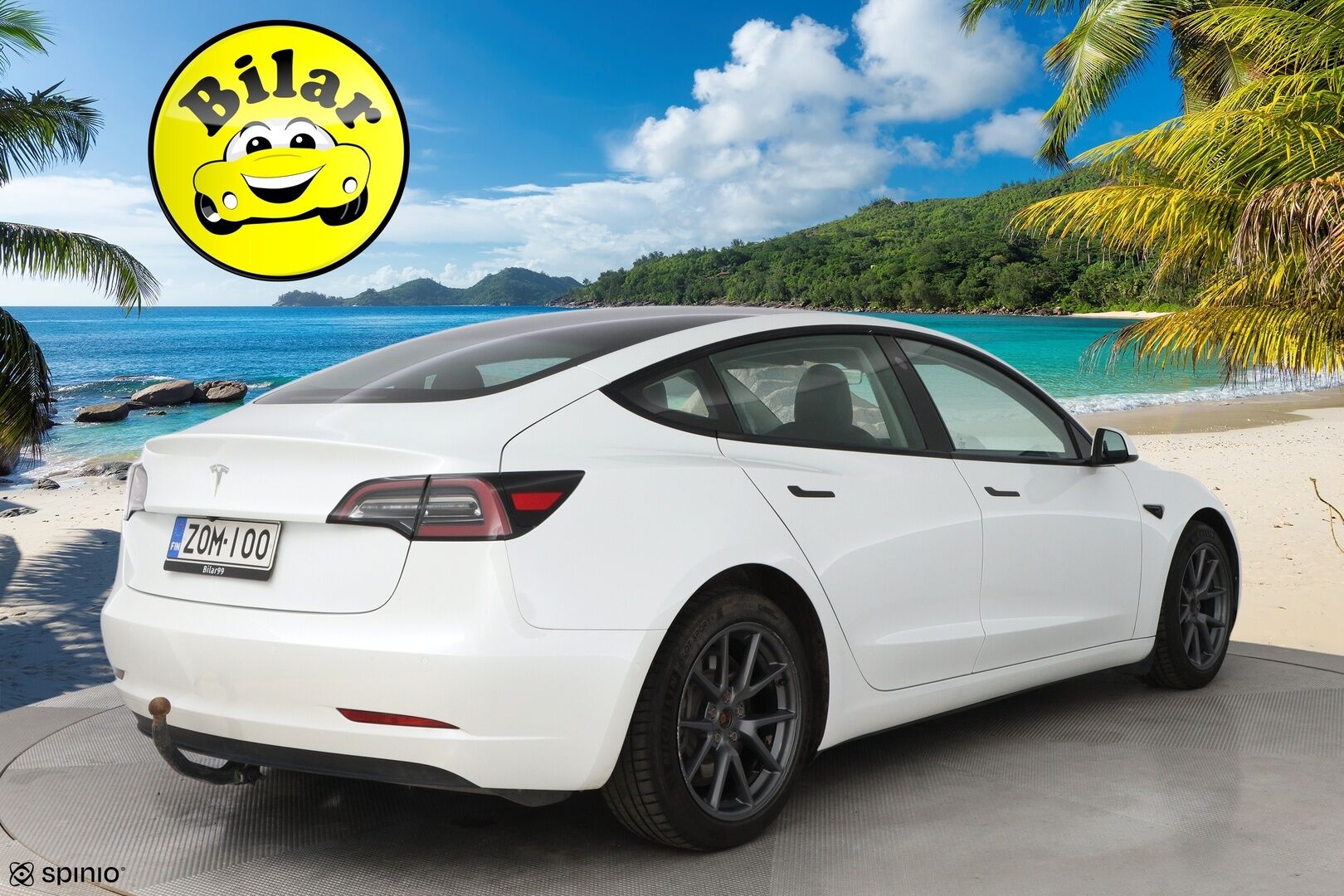 TESLA MODEL 3 2021 Standard Range Plus - Vetokoukku | ACC | Premium Audio | Muistipenkki | Matrix LED | Peruutuskamera | Nahkasisusta | Lasikatto | SOH 93% | 2x Renkaat!