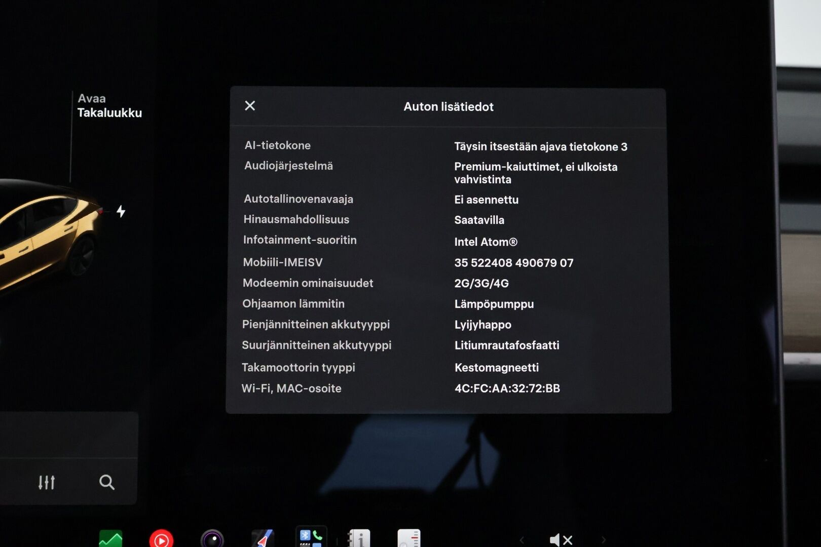TESLA MODEL 3 2021 Standard Range Plus - Vetokoukku | ACC | Premium Audio | Muistipenkki | Matrix LED | Peruutuskamera | Nahkasisusta | Lasikatto | SOH 93% | 2x Renkaat!