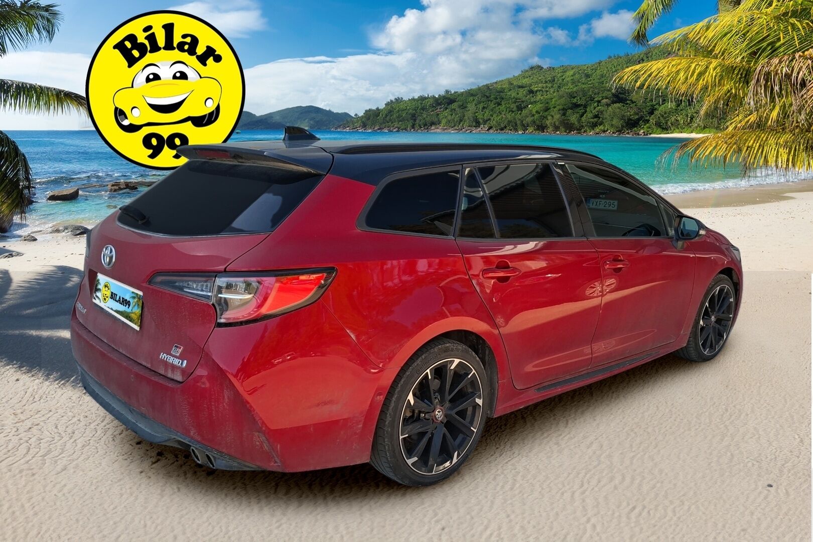 Toyota Corolla 2022 Touring Sports 2,0 Hybrid GR Sport - | 2.OM Suomi-auto | HUD | Adapt. vakkari | LED | P.Kamera | JBL | Keyless | Kahdet renkaat ja vanteet |