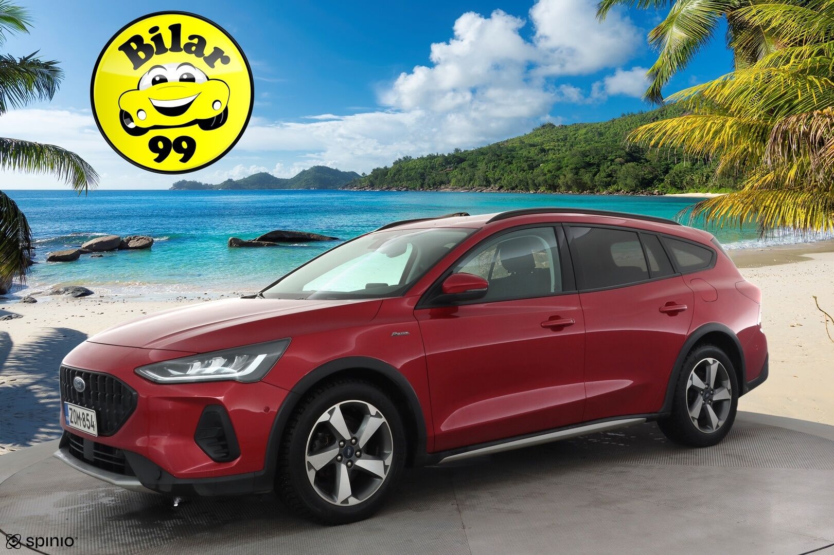 Ford Focus 2022 1.0 EcoBoost Hybrid Powershift 155hv A7 Active Style Wagon * ACC / LED / P.Kamera / Lohkolämmitin / Navi / Kaistavahti * - Koukku / Kahdet renkaat alumiini vanteilla / Merkkiliikkeen Huoltokirja