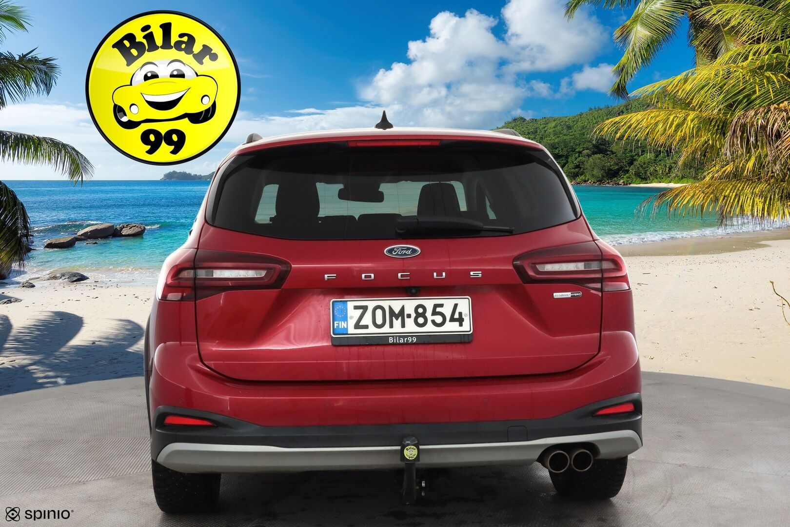 Ford Focus 2022 1.0 EcoBoost Hybrid Powershift 155hv A7 Active Style Wagon * ACC / LED / P.Kamera / Lohkolämmitin / Navi / Kaistavahti * - Koukku / Kahdet renkaat alumiini vanteilla / Merkkiliikkeen Huoltokirja