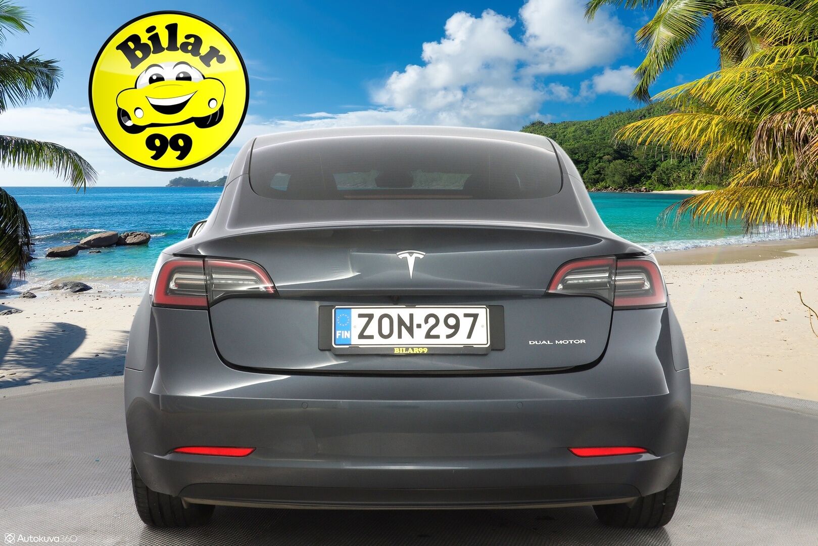 Tesla Model 3 2021 Long Range *Acc / Panorama / Kamera / Premium audio / Tutkat* - 2x renkaat Alumiinivantein / Taloudellinen