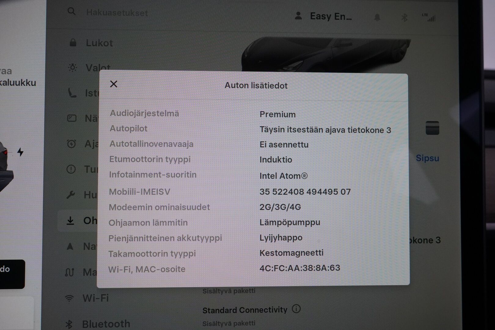 Tesla Model 3 2021 Long Range *Acc / Panorama / Kamera / Premium audio / Tutkat* - 2x renkaat Alumiinivantein / Taloudellinen