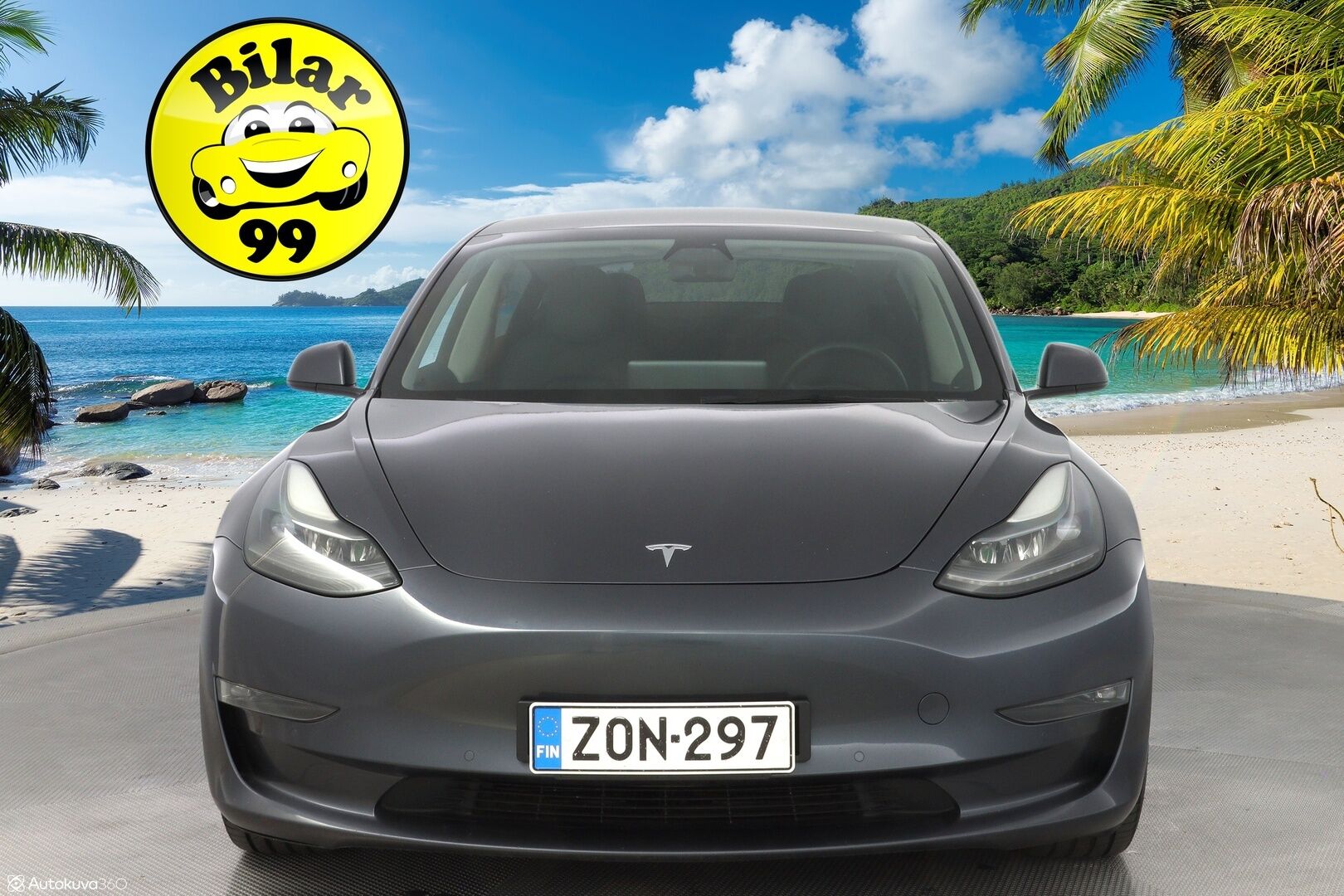 Tesla Model 3 2021 Long Range *Acc / Panorama / Kamera / Premium audio / Tutkat* - 2x renkaat Alumiinivantein / Taloudellinen