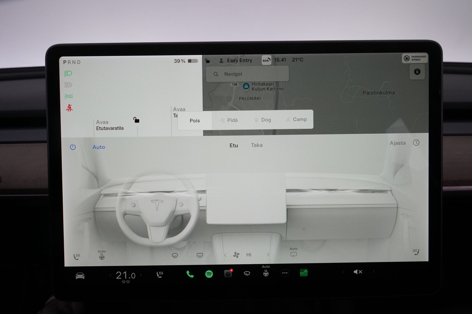 Tesla Model 3 2021 Long Range *Acc / Panorama / Kamera / Premium audio / Tutkat* - 2x renkaat Alumiinivantein / Taloudellinen