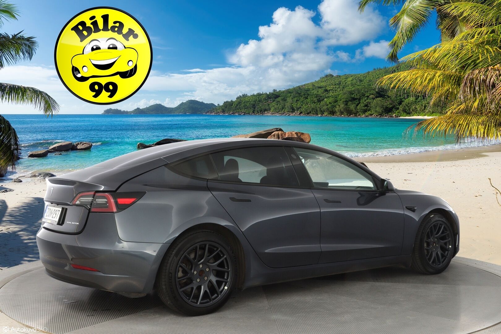 Tesla Model 3 2021 Long Range *Acc / Panorama / Kamera / Premium audio / Tutkat* - 2x renkaat Alumiinivantein / Taloudellinen