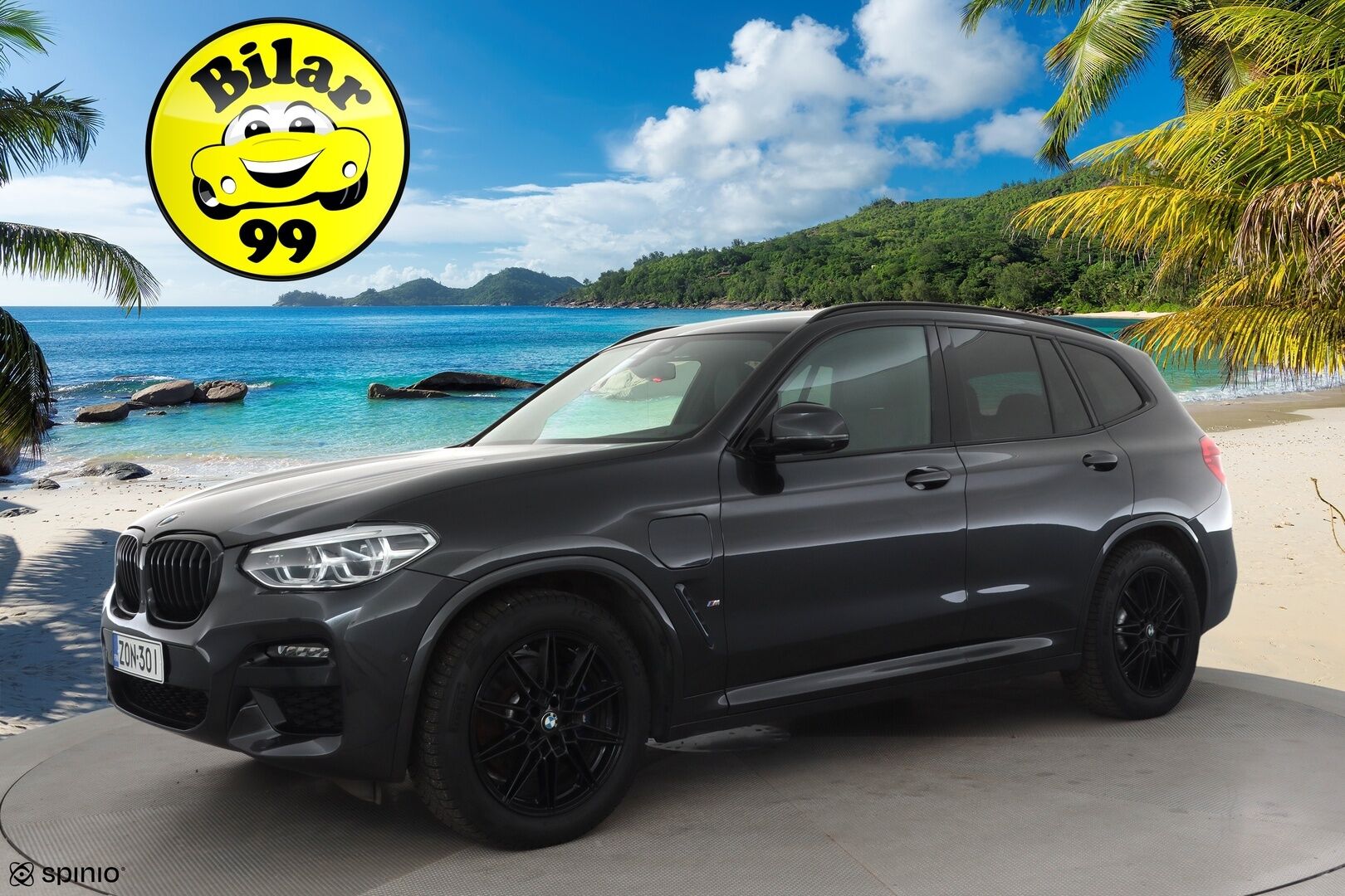 BMW X3 2020 G01 xDrive 30e A Business M Sport * ACC / Koukku / Akkukäyttöinen lisälämmitin / Adapt LED / Hifi / 360-Kamera / Nahat * - Merkkihuollettu / 2x Lataus / Kahdet Renkaat