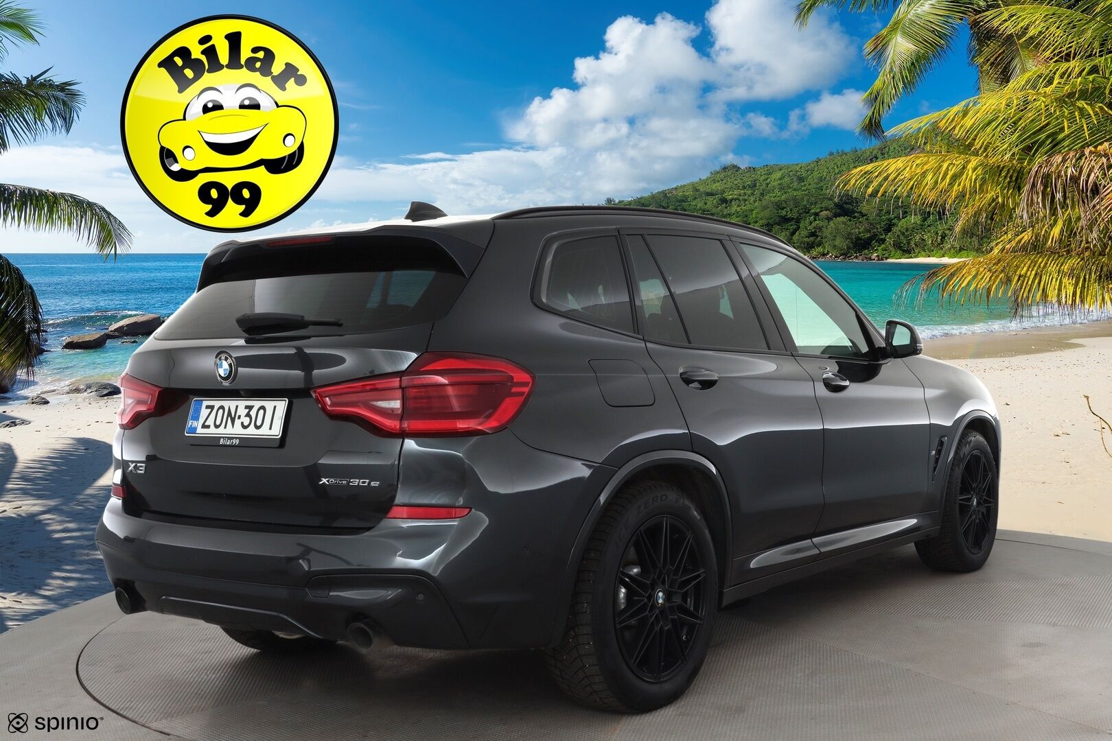 BMW X3 2020 G01 xDrive 30e A Business M Sport * ACC / Koukku / Akkukäyttöinen lisälämmitin / Adapt LED / Hifi / 360-Kamera / Nahat * - Merkkihuollettu / 2x Lataus / Kahdet Renkaat