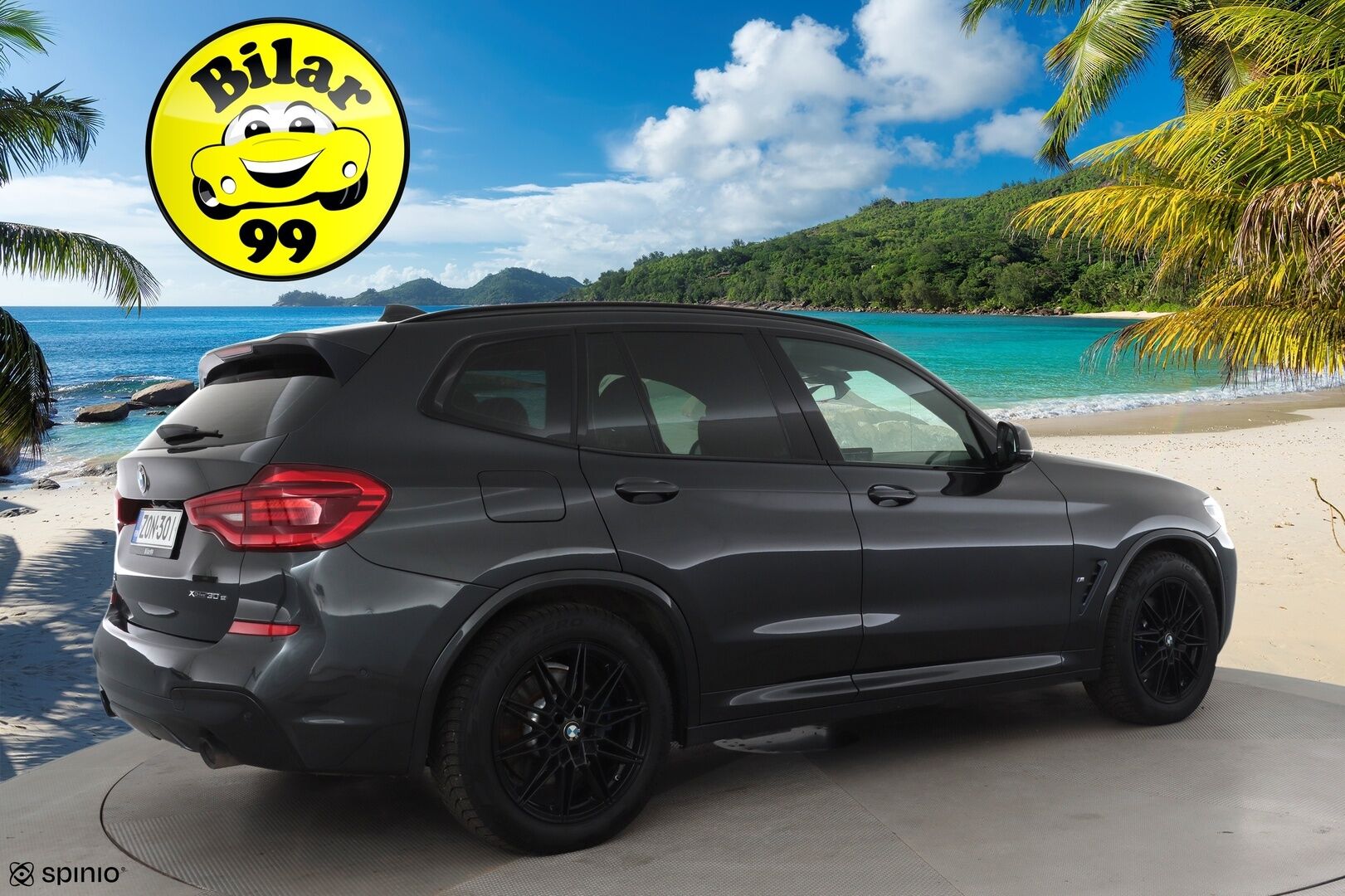 BMW X3 2020 G01 xDrive 30e A Business M Sport * ACC / Koukku / Akkukäyttöinen lisälämmitin / Adapt LED / Hifi / 360-Kamera / Nahat * - Merkkihuollettu / 2x Lataus / Kahdet Renkaat