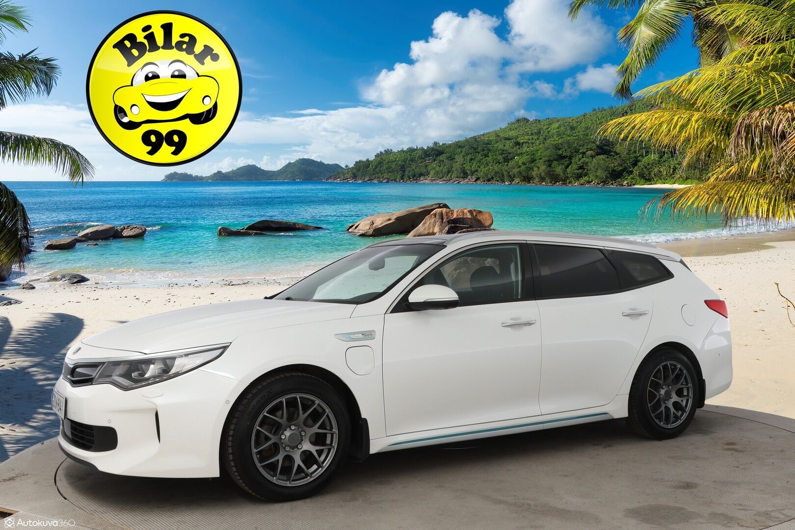 KIA OPTIMA 2018 2.0 GDI PHEV Business Luxury SW A/T - Webasto / Adapt.Vakkari / Panorama / Harman&Kardon / 360-Kamera / Ilmastoidut Nahat / Vetokoukku / Adapt.LED / Supervarusteilla!