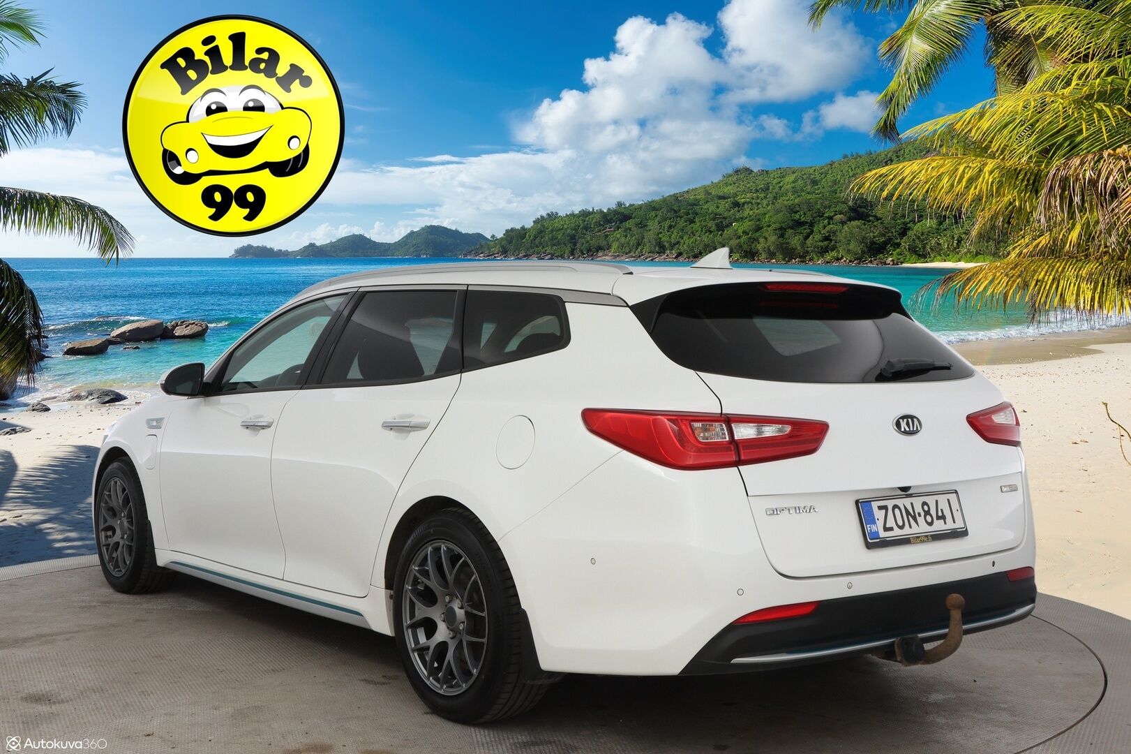 KIA OPTIMA 2018 2.0 GDI PHEV Business Luxury SW A/T - Webasto / Adapt.Vakkari / Panorama / Harman&Kardon / 360-Kamera / Ilmastoidut Nahat / Vetokoukku / Adapt.LED / Supervarusteilla!