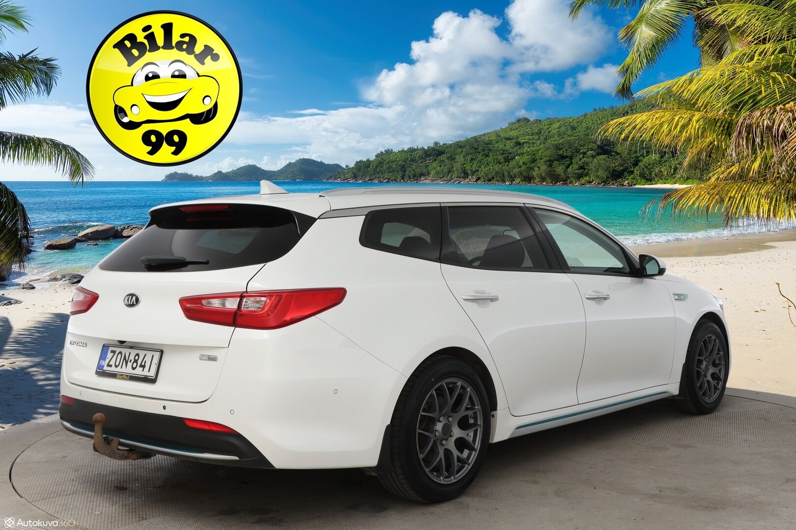 KIA OPTIMA 2018 2.0 GDI PHEV Business Luxury SW A/T - Webasto / Adapt.Vakkari / Panorama / Harman&Kardon / 360-Kamera / Ilmastoidut Nahat / Vetokoukku / Adapt.LED / Supervarusteilla!