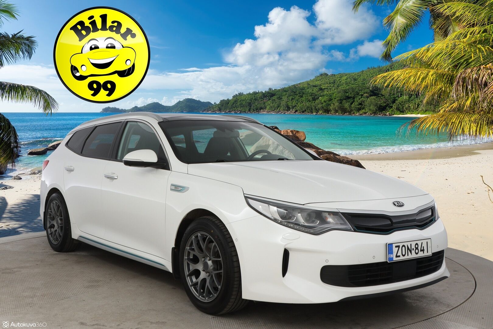 KIA OPTIMA 2018 2.0 GDI PHEV Business Luxury SW A/T - Webasto / Adapt.Vakkari / Panorama / Harman&Kardon / 360-Kamera / Ilmastoidut Nahat / Vetokoukku / Adapt.LED / Supervarusteilla!