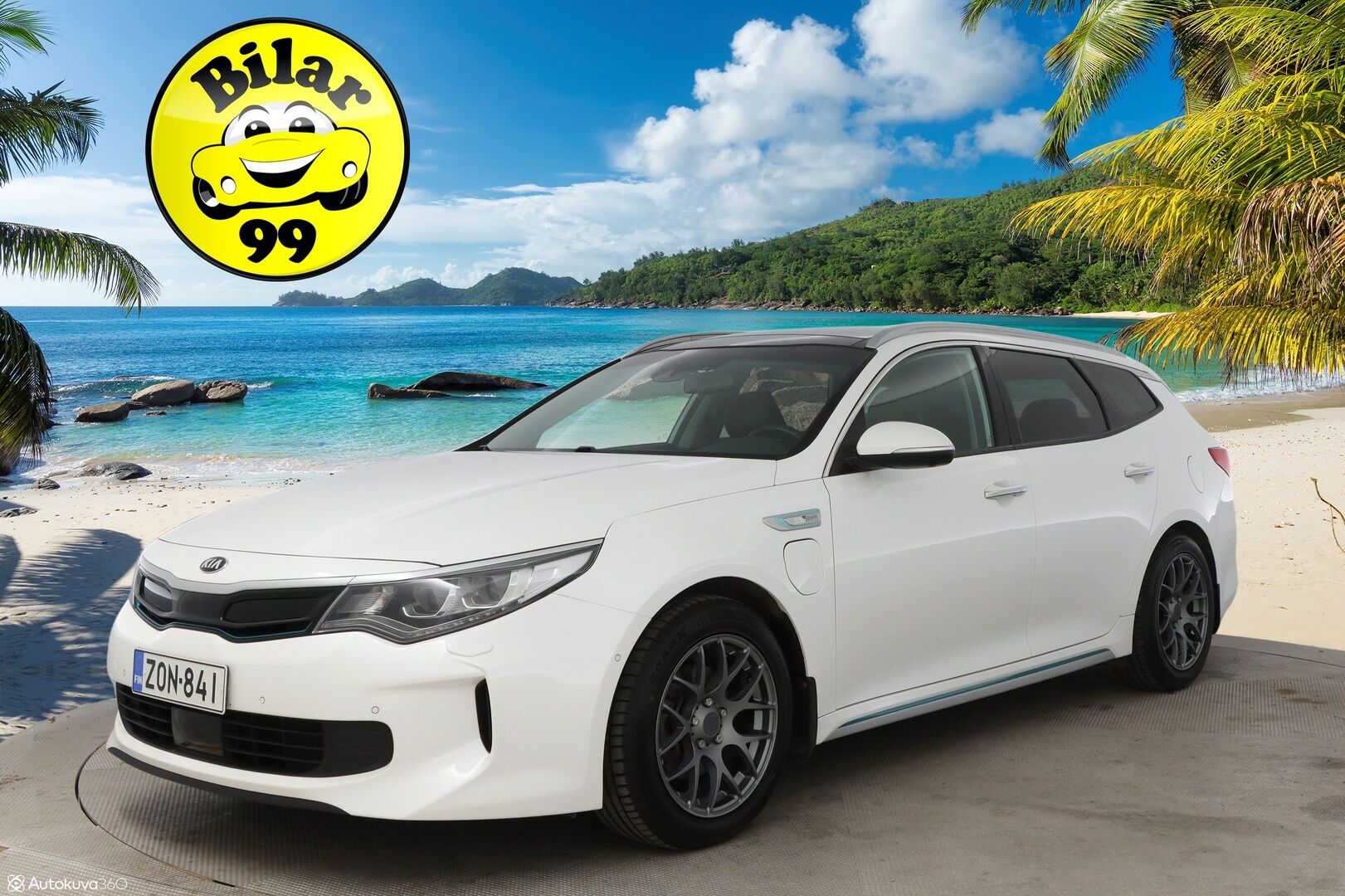 KIA OPTIMA 2018 2.0 GDI PHEV Business Luxury SW A/T - Webasto / Adapt.Vakkari / Panorama / Harman&Kardon / 360-Kamera / Ilmastoidut Nahat / Vetokoukku / Adapt.LED / Supervarusteilla!