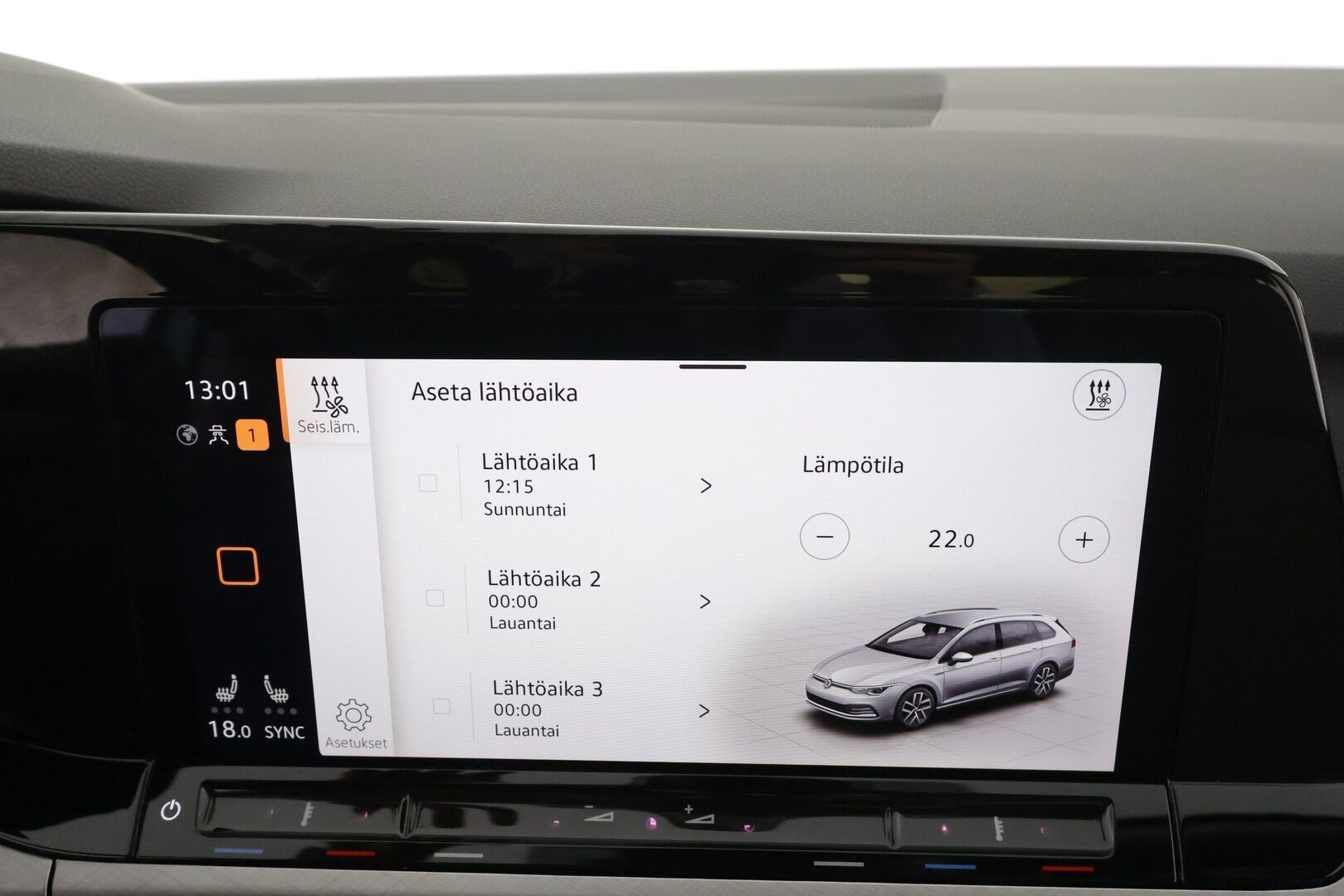 Volkswagen Golf 2022 Variant 1,5 eTSI 110 kW (MHEV) DSG - ACC | Webasto | Peruutuskamera | Kaistavahti | Keyless | 1.Om Suomi-auto | Kahdet OEM vanteet | Viimeisin huolto 90tkm