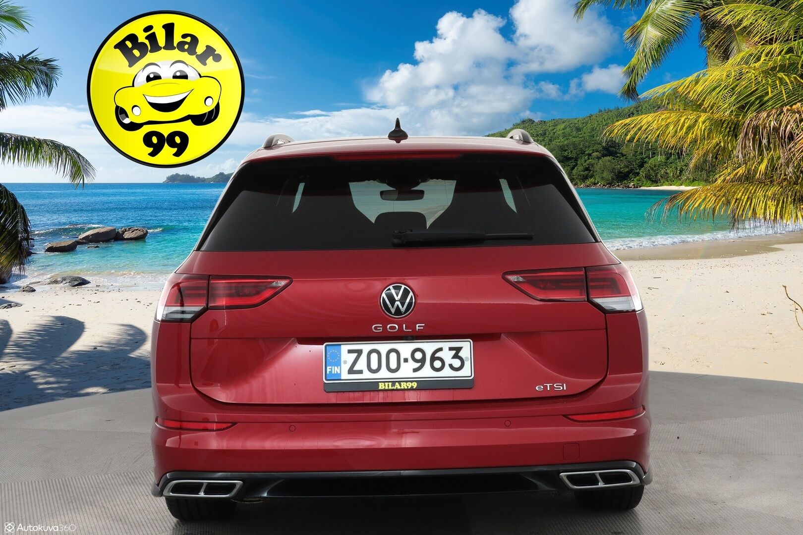 Volkswagen Golf 2022 Variant R-Line 1,5 eTSI 96 kW (MHEV) DSG *Webasto / ACC / Sporttipenkit / Keyless / Kamera / Apple&Android* - 1-om. Suomi-auto / Merkkihuollettu  / Kahdet Vanteet / Viimeisin huolto 81tkm