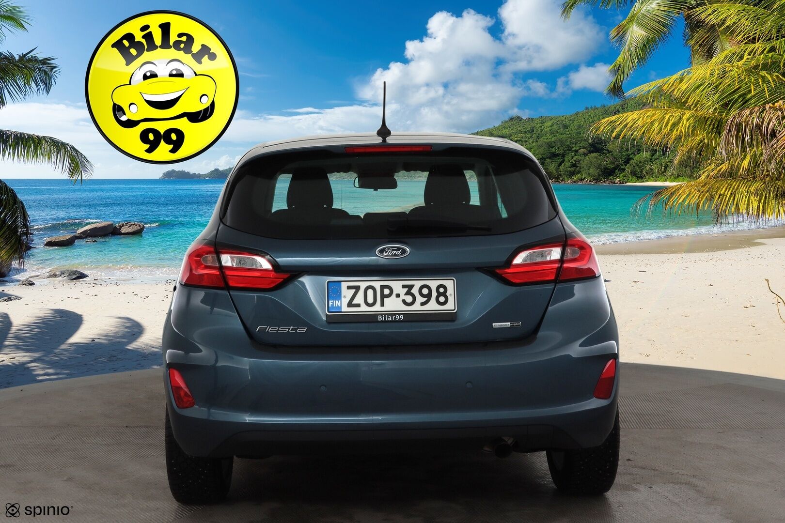 Ford Fiesta 2022 1.0 EcoBoost Hybrid (mHEV) 125hv A7 DCT Titanium * Vakkari / P.tutka / LED / Lohko / Ratinlämmitin * - Suomi-auto / Kahdet renkaat aluvanteilla / Merkkihuollettu - HULLUT JOULUT KORKOTARJOUS 2,49% 