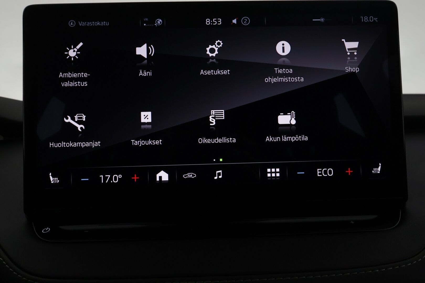 Skoda Enyaq 2022 80x 4x4 SportLine iV - | ACC | ILP | Koukku | P.Kamera | Skoda crystal light Matrix LED | Ratinlämmitys | Keyless | Apple&Android | Suomi-auto | Kahdet Renkaat | Merkkihuollettu |
