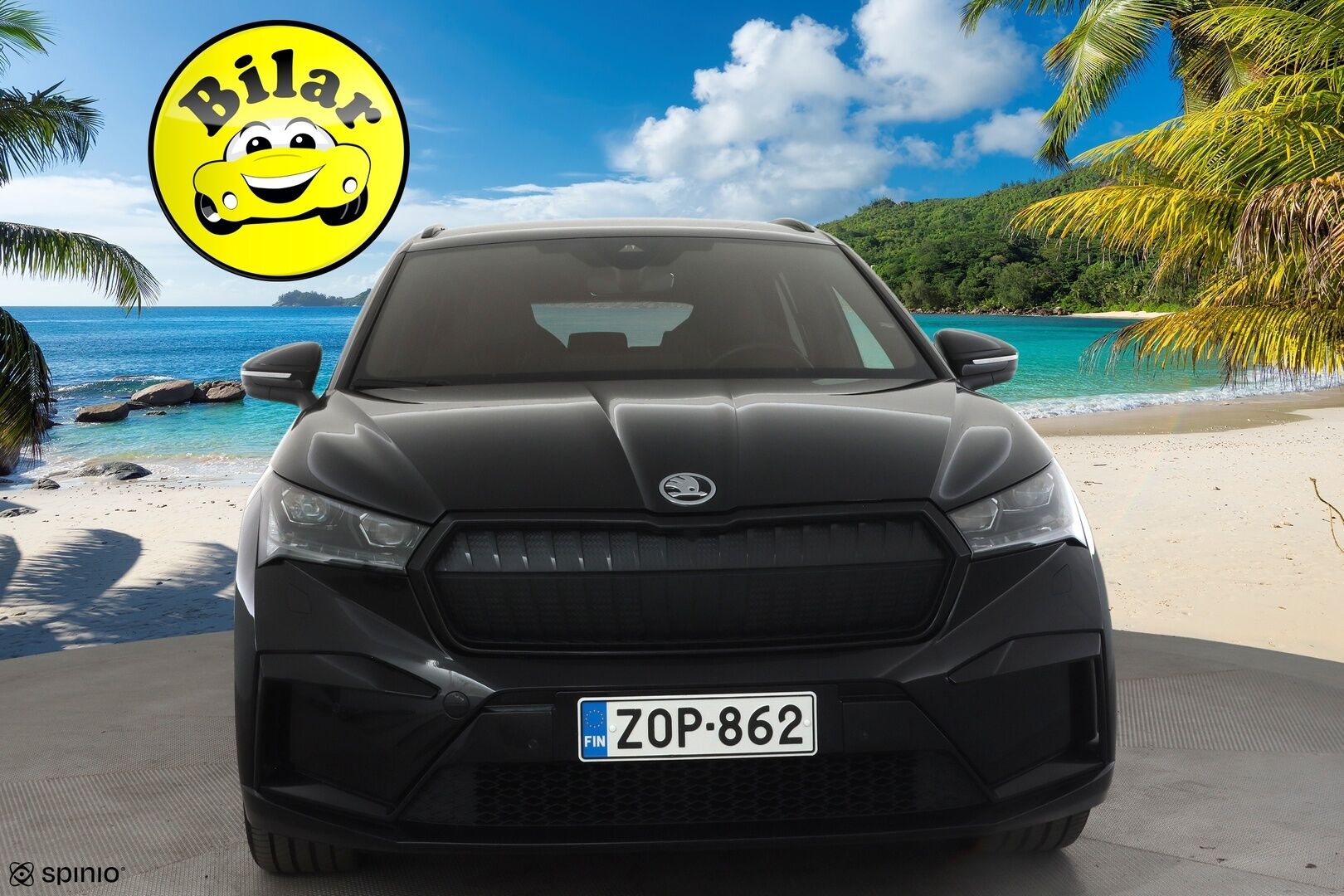 Skoda Enyaq 2022 80x 4x4 SportLine iV - | ACC | ILP | Koukku | P.Kamera | Skoda crystal light Matrix LED | Ratinlämmitys | Keyless | Apple&Android | Suomi-auto | Kahdet Renkaat | Merkkihuollettu |