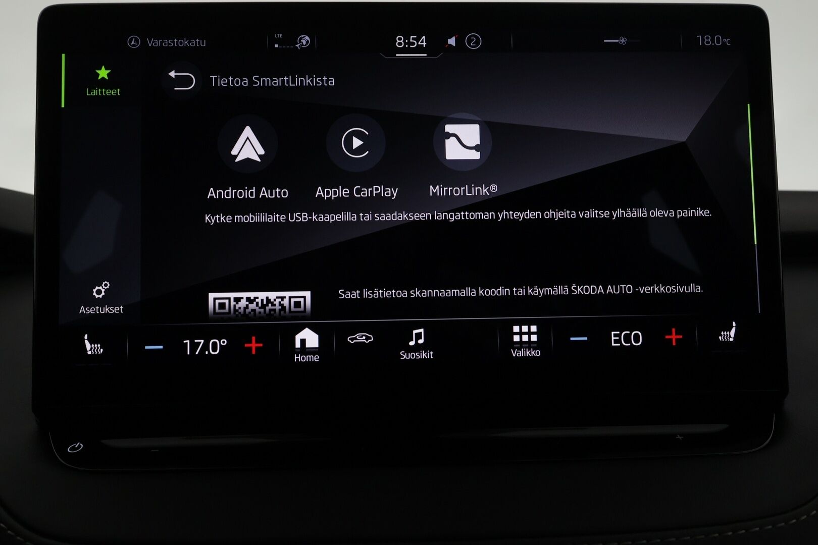 Skoda Enyaq 2022 80x 4x4 SportLine iV - | ACC | ILP | Koukku | P.Kamera | Skoda crystal light Matrix LED | Ratinlämmitys | Keyless | Apple&Android | Suomi-auto | Kahdet Renkaat | Merkkihuollettu |