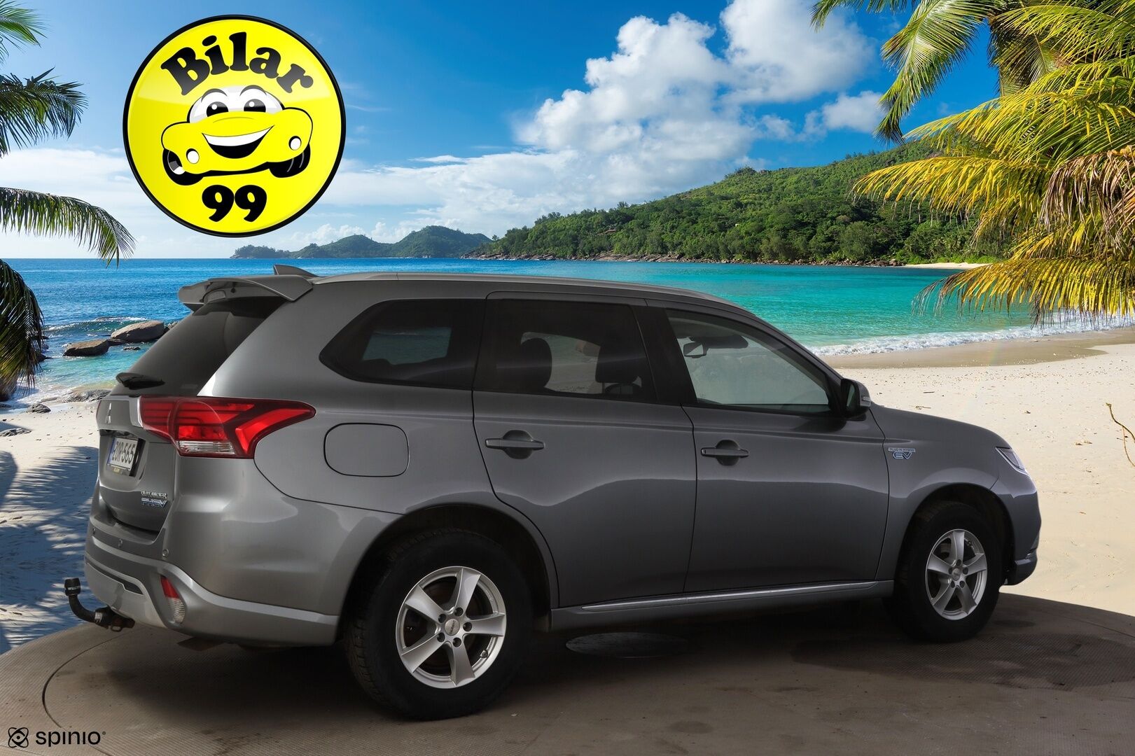 Mitsubishi Outlander PHEV 2019 *ACC / Peruutuskamera / Kaistavahti / Lohkolämmitin / Puolinahkasisusta * - * Kahdet hyväkuntoiset renkaat alumiinivanteilla / Merkkihuollettu *