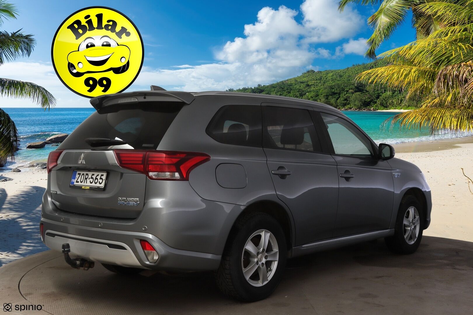 Mitsubishi Outlander PHEV 2019 *ACC / Peruutuskamera / Kaistavahti / Lohkolämmitin / Puolinahkasisusta * - * Kahdet hyväkuntoiset renkaat alumiinivanteilla / Merkkihuollettu *