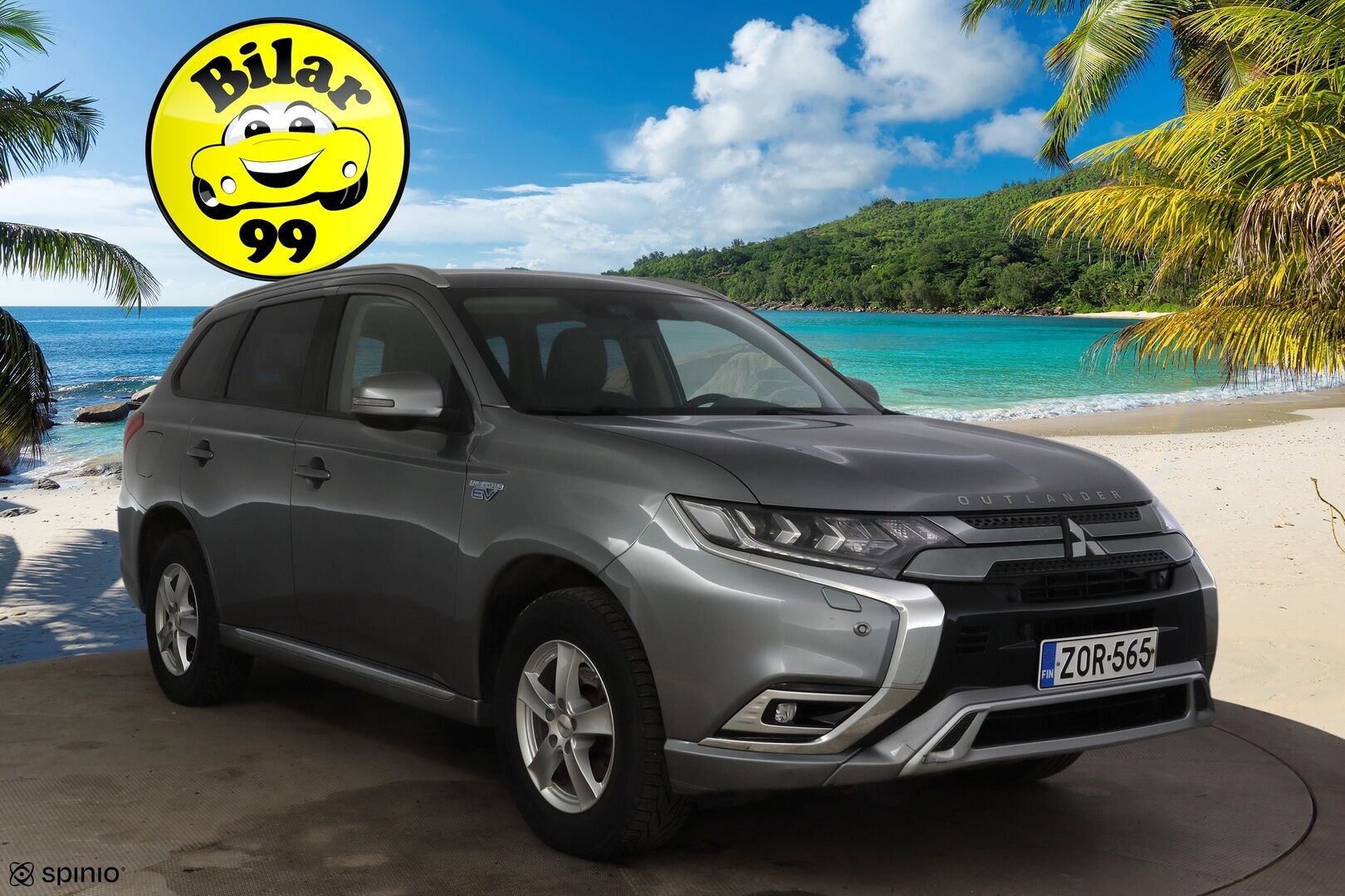 Mitsubishi Outlander PHEV 2019 *ACC / Peruutuskamera / Kaistavahti / Lohkolämmitin / Puolinahkasisusta * - * Kahdet hyväkuntoiset renkaat alumiinivanteilla / Merkkihuollettu *