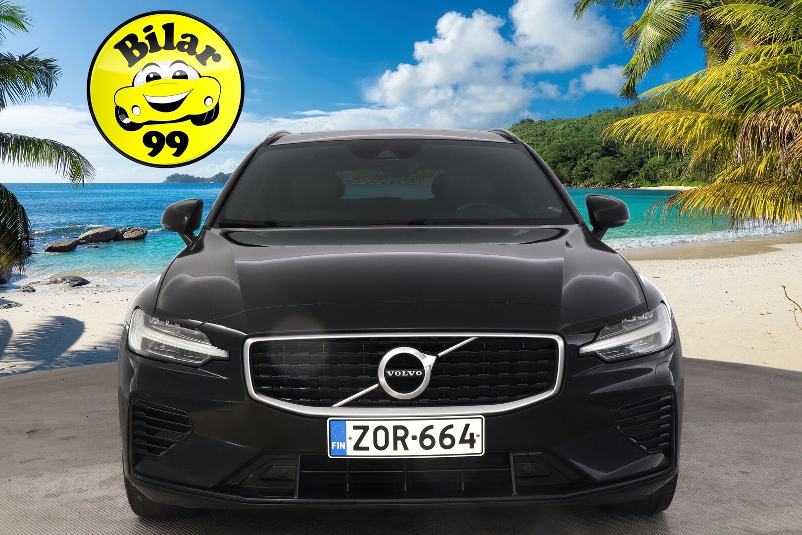 Volvo V60 2019 T8 AWD R-Design aut *Panorama / Webasto / ACC / HUD / FULL-LED / VOC / BLIS* - *Koukku / Navi / Keyless / 2x Renkaat ja vanteet*