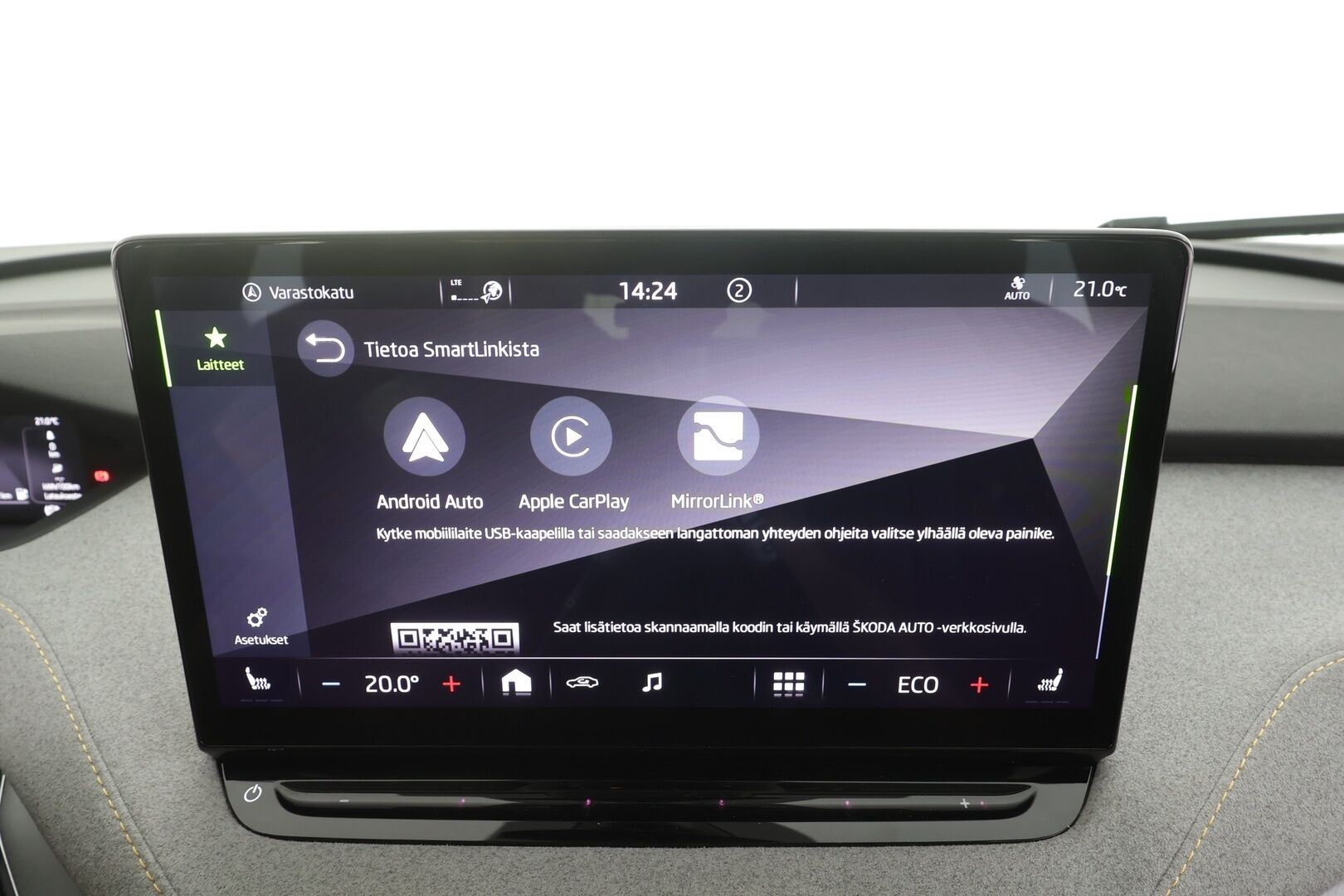 Skoda Enyaq 2022 80 iV - | ACC | ILP | 360-Kamera | Skoda Crystal Light | Puolinahat | Ratinlämmitys | Keyless | Apple&Android | 1.Om Suomi-auto | Kahdet Renkaat | Merkkihuollettu |