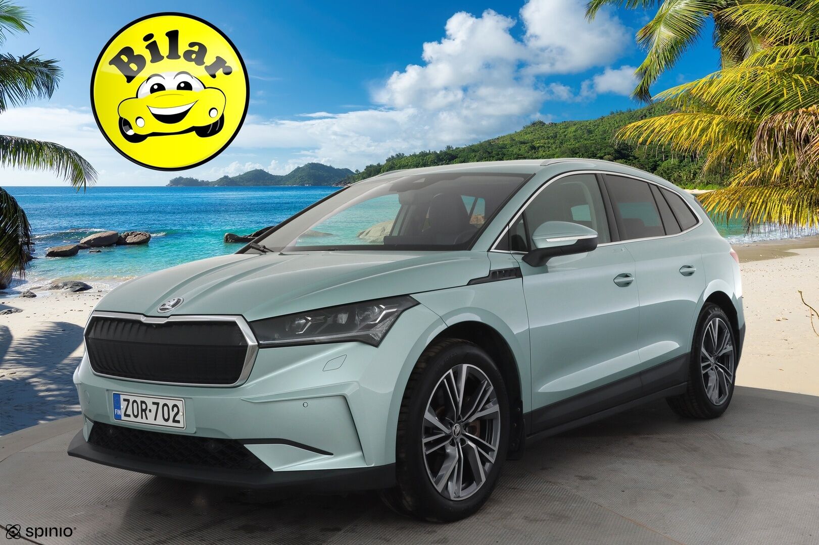 Skoda Enyaq 2022 80 iV - | ACC | ILP | 360-Kamera | Skoda Crystal Light | Puolinahat | Ratinlämmitys | Keyless | Apple&Android | 1.Om Suomi-auto | Kahdet Renkaat | Merkkihuollettu |