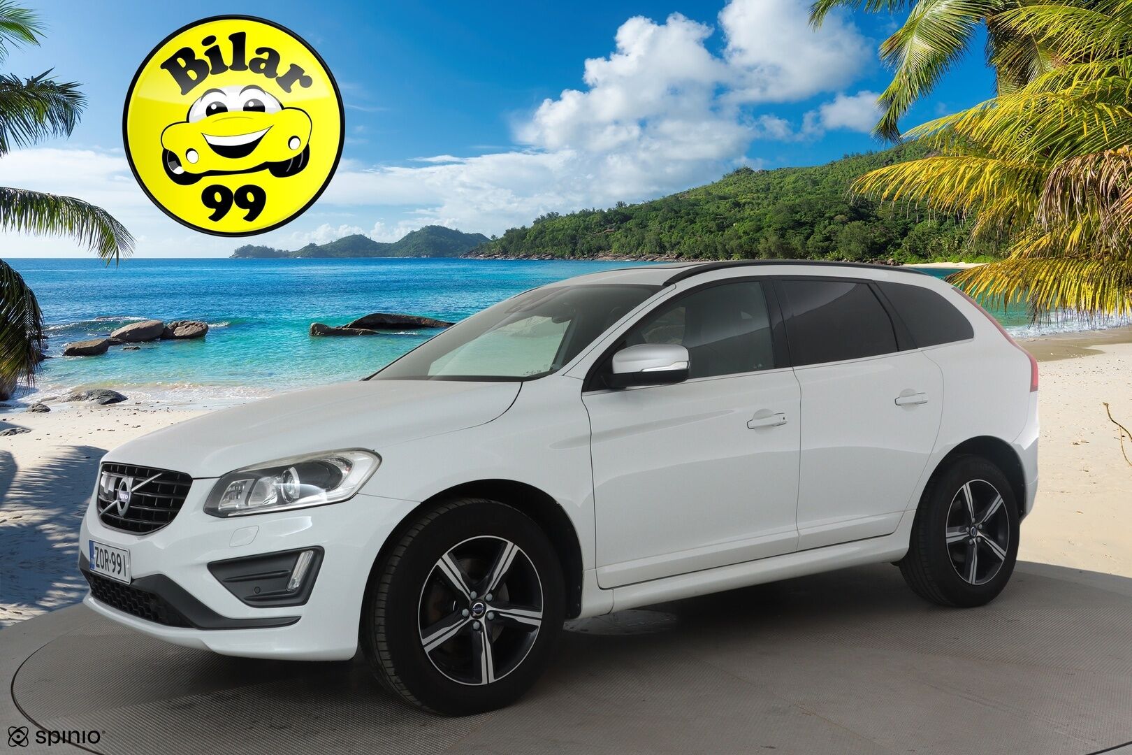 Volvo XC60 2016 D4 AWD R-Design aut *ACC / Webasto / Aktiiv.Xenon / Koukku / BLIS / Panorama / Sporttipenkit / Digimittaristo / Navi / H&K* - Kahdet renkaat aluvanteilla / Huippuvarusteet!